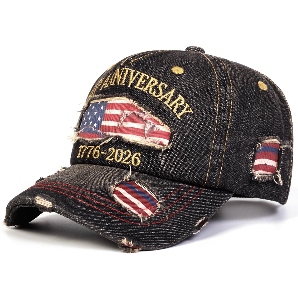 Unisex Anniversary 1776- Embroidery Baseball Caps Spring Autumn Outdoor Adjustable Casual Hats Sunscreen Hat Sports Cap
Unisex Anniversary 1776- Embroidery Baseball Caps Spring Autumn Outdoor Adjustable Casual Hats Sunscreen Hat Sports Cap