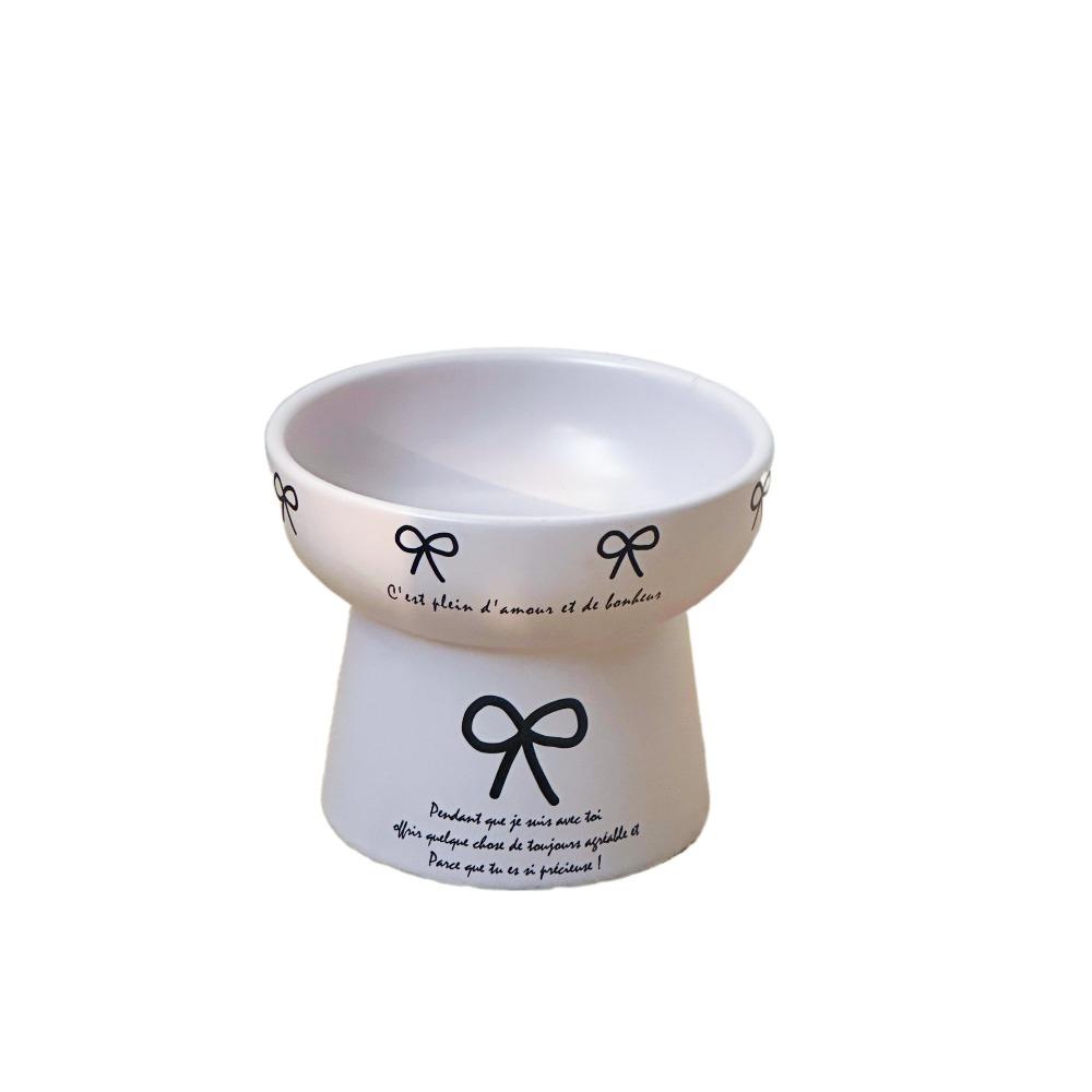 Миска для милого кота, против опрокидывания, поилка для питомца, товары для питомцев, миска на высокой ножке для питомца, котенок, щенок фиолетовый