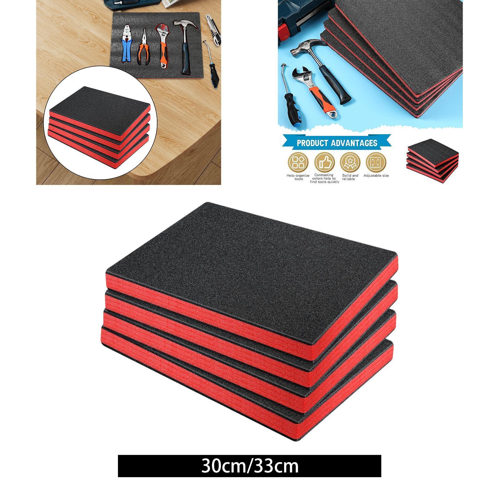 4Pcs Tool Box Foam Inserts Reusable Practical Cuttable Tool Box Liners for Camera Case Tabletop Miniatures Toolbox Padding 40cmx30cmx5cm
4Pcs Tool Box Foam Inserts Reusable Practical Cuttable Tool Box Liners for Camera Case Tabletop Miniatures Toolbox Padding 40cmx30cmx5cm