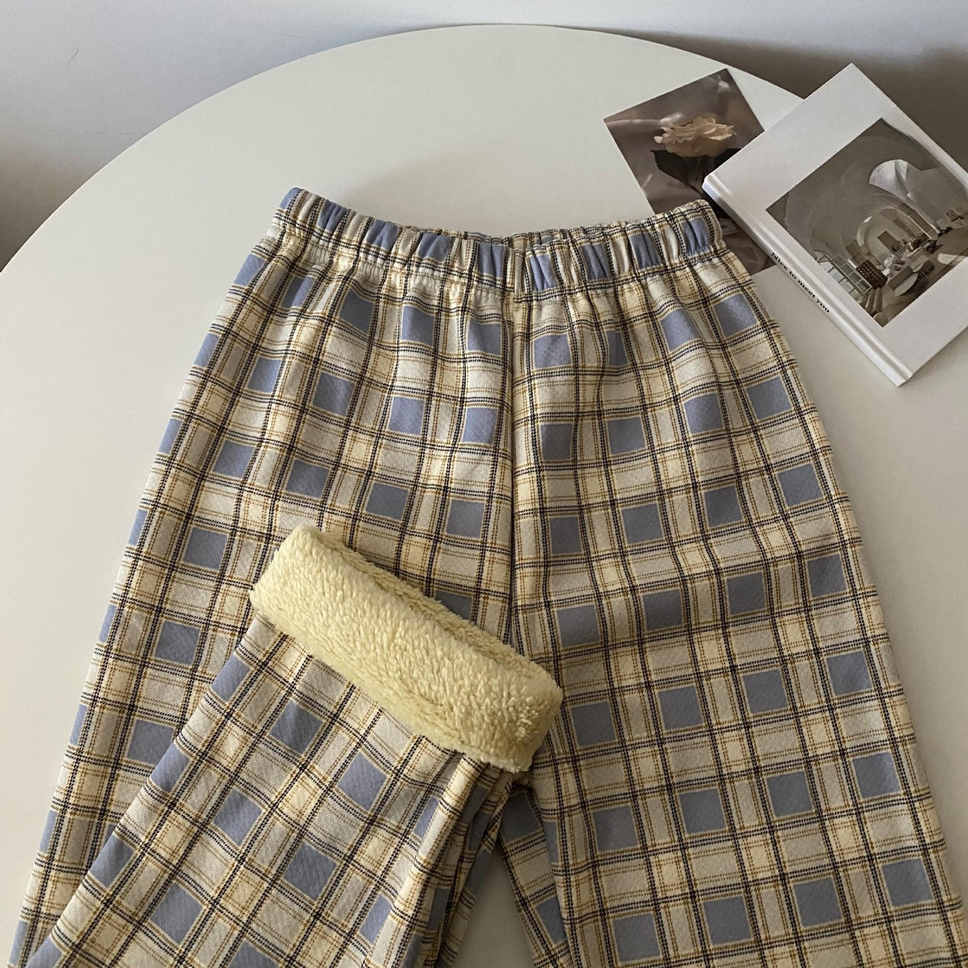 Модні теплі плюшеві штани, кашемірові товсті жіночі зимові повсякденні вільні штани з широкими штанинами, корейський вуличний одяг для студентів Fit for 40-65KG синій
Модні теплі плюшеві штани, кашемірові товсті жіночі зимові повсякденні вільні штани з широкими штанинами, корейський вуличний одяг для студентів Fit for 40-65KG синій