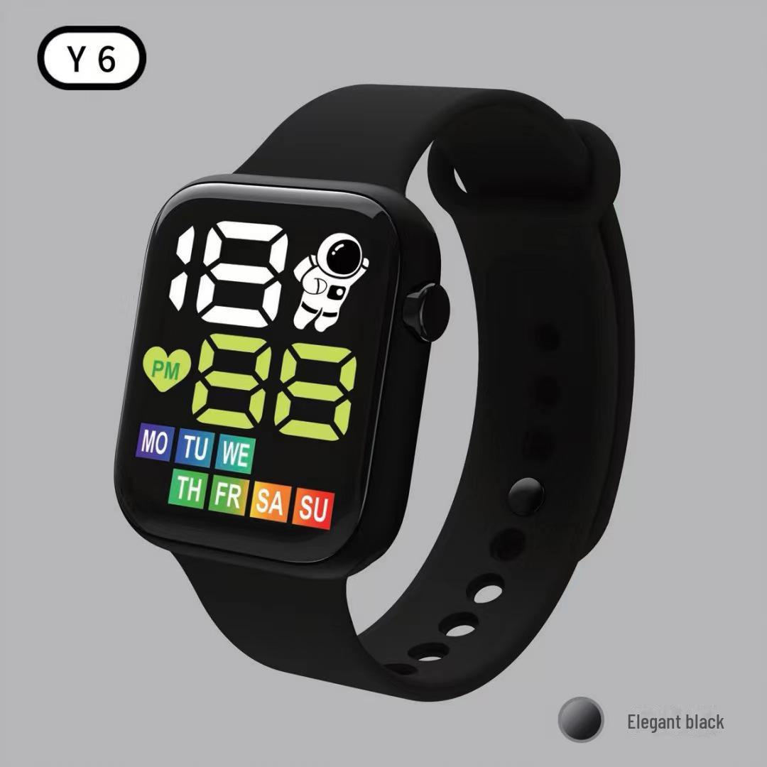 Спортивные светодиодные часы Y6 Astronaut Kids - простой, модный цифровой дизайн
Спортивные светодиодные часы Y6 Astronaut Kids - простой, модный цифровой дизайн