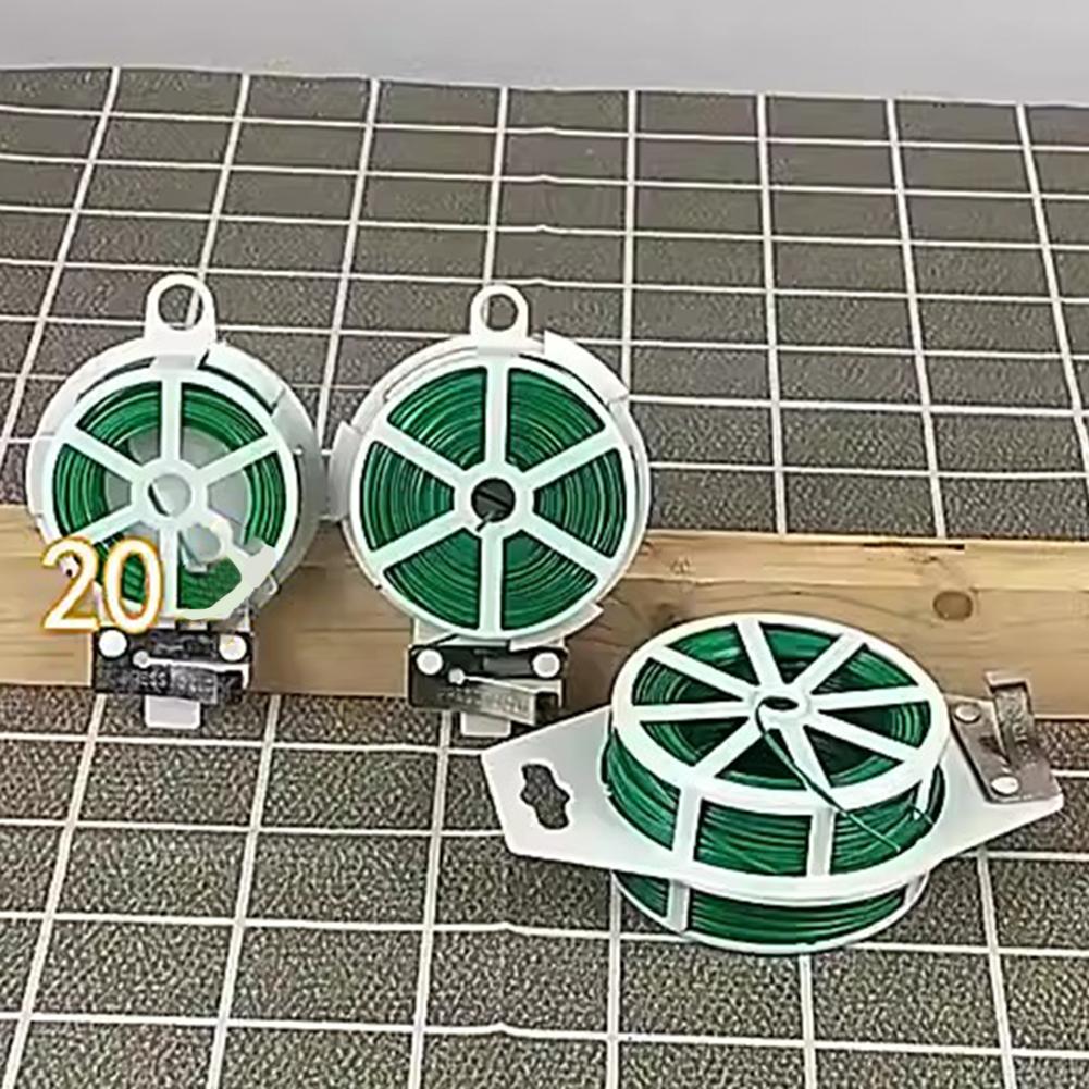 Flexible Green Garden Plant Support Tie Wire With Built‑In Cutter, 20m Strapping Rope, For Outdoor Indoor Plants And Cables China Mainland
Flexible Green Garden Plant Support Tie Wire With Built‑In Cutter, 20m Strapping Rope, For Outdoor Indoor Plants And Cables China Mainland