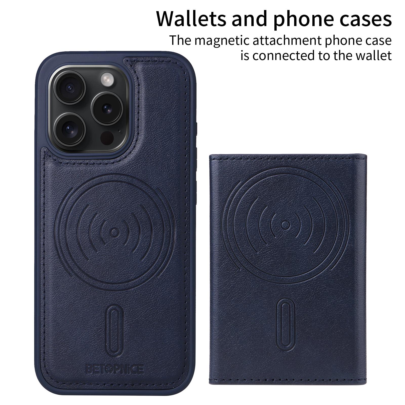 For iPhone 15 Pro Magnetic Case BETOPNICE Leather Phone Cover Kickstand with Detachable Card Bag Brown
For iPhone 15 Pro Magnetic Case BETOPNICE Leather Phone Cover Kickstand with Detachable Card Bag Brown