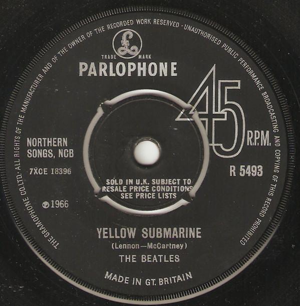 7inch Record BEATLES Eleanor Rigby Yellow Submarine R5493 Parlophone 1966 UK Rock Used
7inch Record BEATLES Eleanor Rigby Yellow Submarine R5493 Parlophone 1966 UK Rock Used