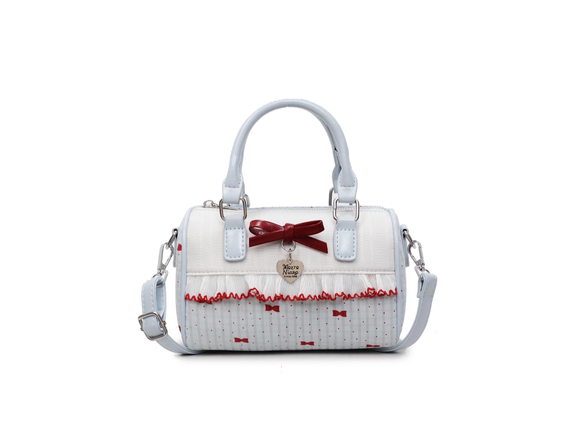 Високоякісна сумка Boston у корейському стилі з бантом - Дівчача ручна сумка та сумка через плече світло-синій колір
Високоякісна сумка Boston у корейському стилі з бантом - Дівчача ручна сумка та сумка через плече світло-синій колір