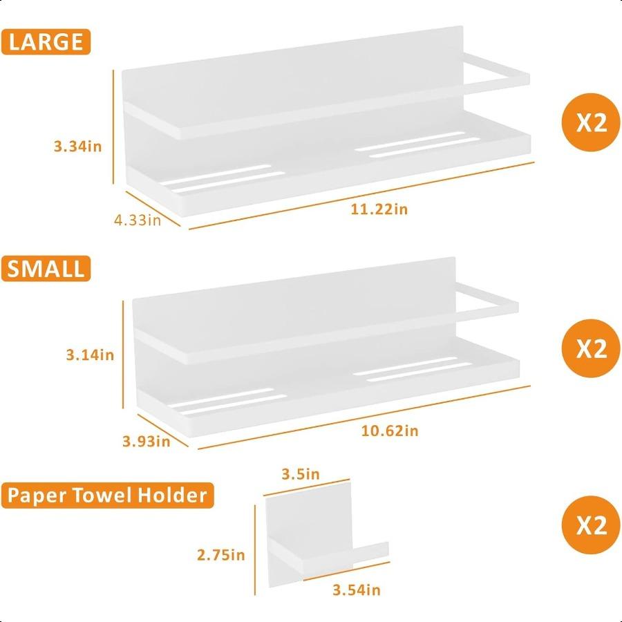 Магнитная полка для специй для холодильника Магнитная полка для холодильника для кухни Органайзер для специй Магнитная полка для холодильника Белая 2 шт. United States
Магнитная полка для специй для холодильника Магнитная полка для холодильника для кухни Органайзер для специй Магнитная полка для холодильника Белая 2 шт. United States