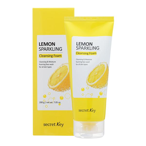 Осветляющая пенка для умывания с экстрактом лимона Secret Key LEMON SPARKLING Cleansing Foam
Осветляющая пенка для умывания с экстрактом лимона Secret Key LEMON SPARKLING Cleansing Foam