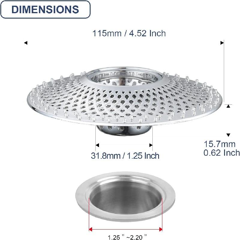 Detachable Drain Hair Catcher Catch Hair Alloy Shower Drain Hair Stopper Bathroom Sink Strainer Tub Drain Protector серебряный
Detachable Drain Hair Catcher Catch Hair Alloy Shower Drain Hair Stopper Bathroom Sink Strainer Tub Drain Protector серебряный