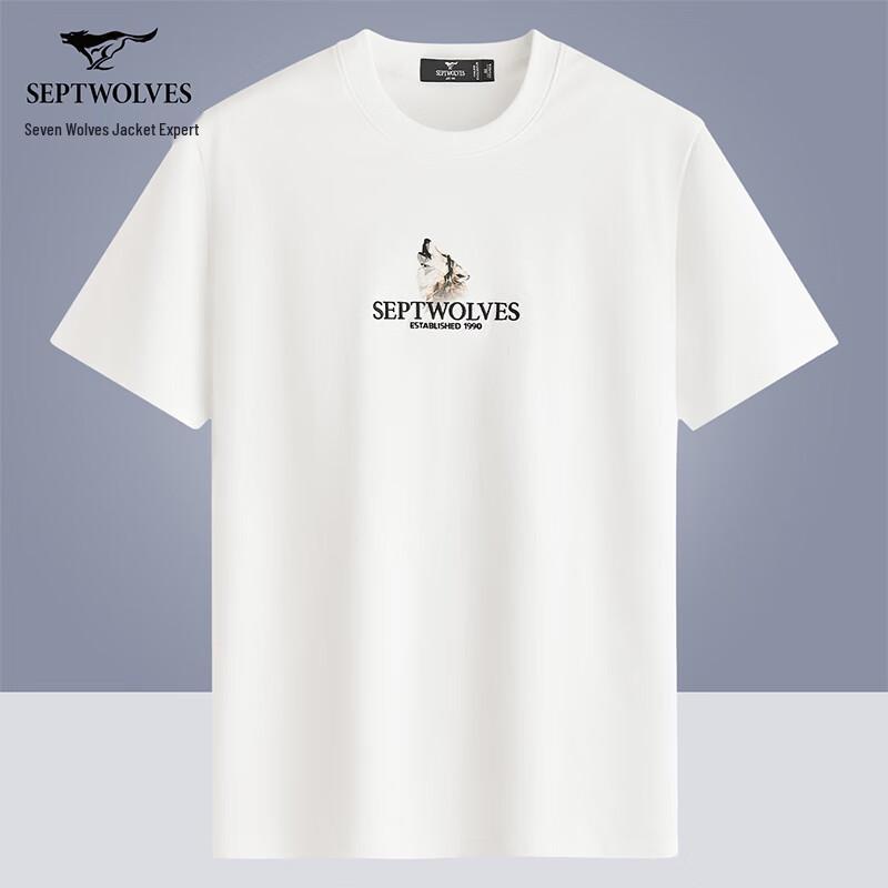 Seven Wolves Men s Casual Print Pure Cotton Short Sleeve T-Shirt 185/100A
Seven Wolves Men s Casual Print Pure Cotton Short Sleeve T-Shirt 185/100A