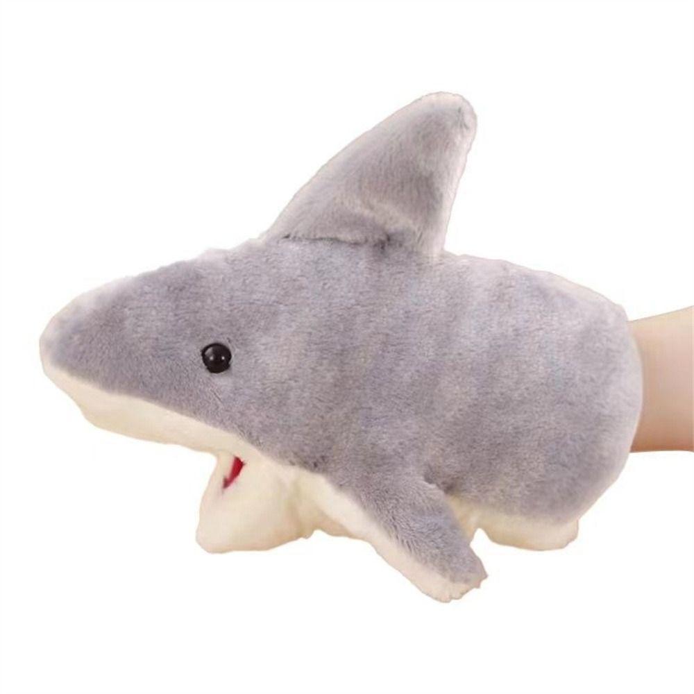 Plush Animal Shark Puppet Stuffed Animals Plush Hand Puppet Christmas Early Education Toys сірий
Plush Animal Shark Puppet Stuffed Animals Plush Hand Puppet Christmas Early Education Toys сірий