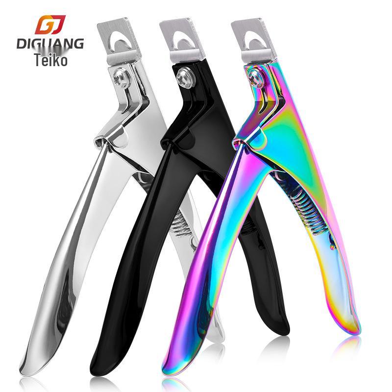 Titanium U-Shaped French Manicure Nail Clipper for False Nails - Stainless Steel 
Titanium U-Shaped French Manicure Nail Clipper for False Nails - Stainless Steel