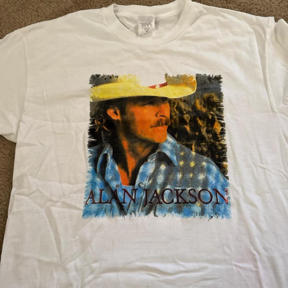 Alan Jackson 2002 Cotton Shirt Unisex Concert S to 5XL TR406 Unisex T-Shirt L
Alan Jackson 2002 Cotton Shirt Unisex Concert S to 5XL TR406 Unisex T-Shirt L