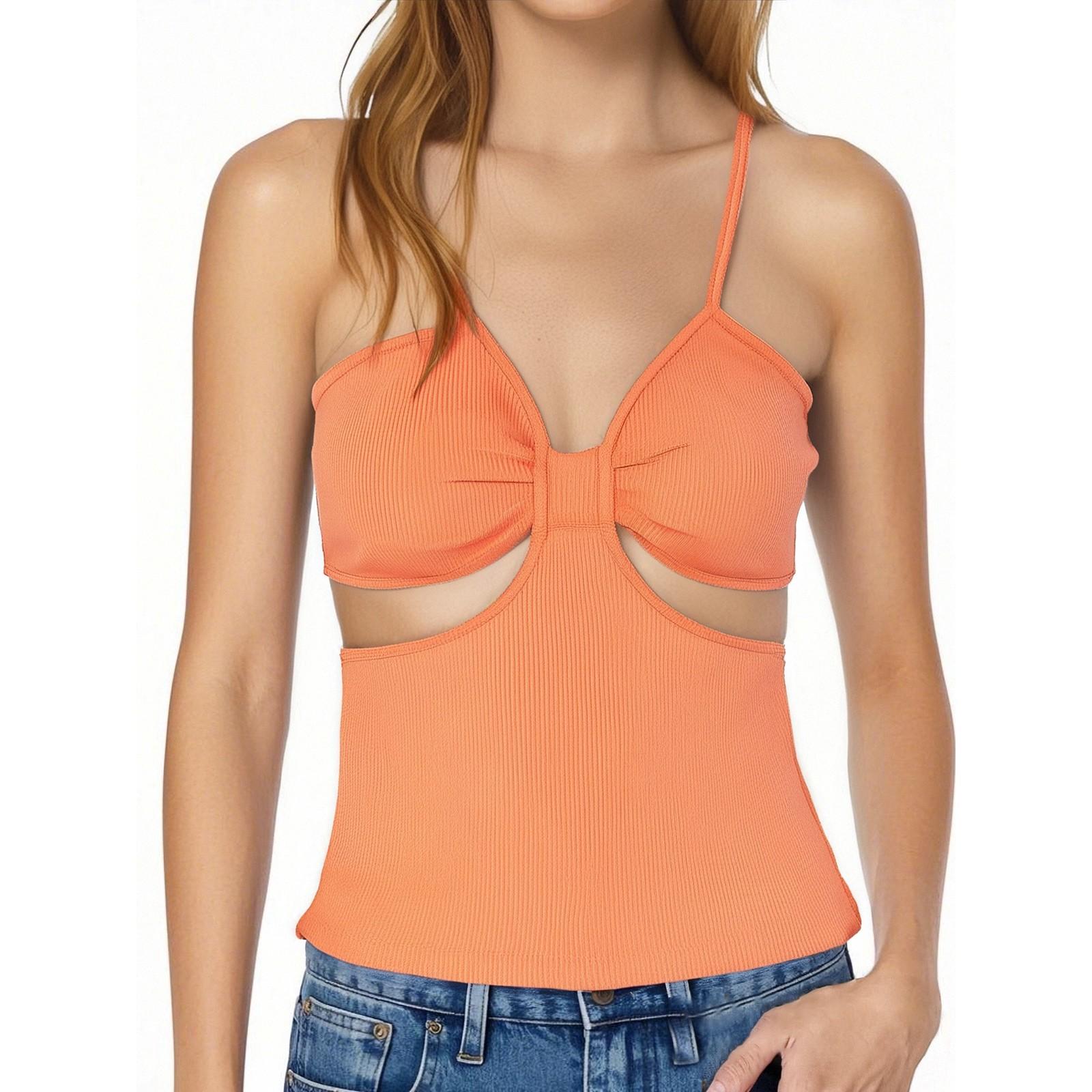 Женская мода однотонный полый тонкий жилет-топ S оранжевый
Женская мода однотонный полый тонкий жилет-топ S оранжевый