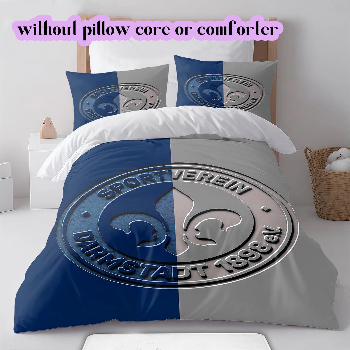 SV Darmstadt 98 Pattern Bedding Quilt Set Quilt Cover Pillowcase Home Decoration Birthday Gift (1 * duvet cover + 2 * pillowcase, without core) 250x220cm
SV Darmstadt 98 Pattern Bedding Quilt Set Quilt Cover Pillowcase Home Decoration Birthday Gift (1 * duvet cover + 2 * pillowcase, without core) 250x220cm