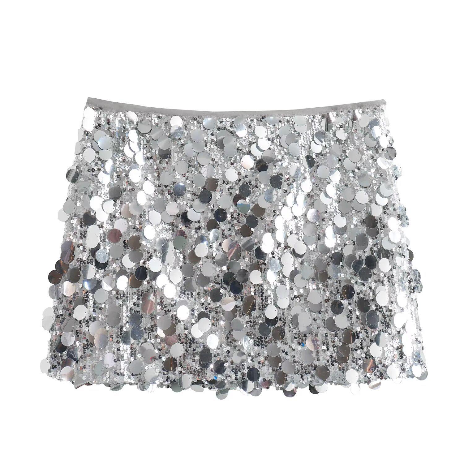 Spring 2026 European & American Women s Lightly Mature Fashion Festival Sequin Mini Skirt M
Spring 2026 European & American Women s Lightly Mature Fashion Festival Sequin Mini Skirt M