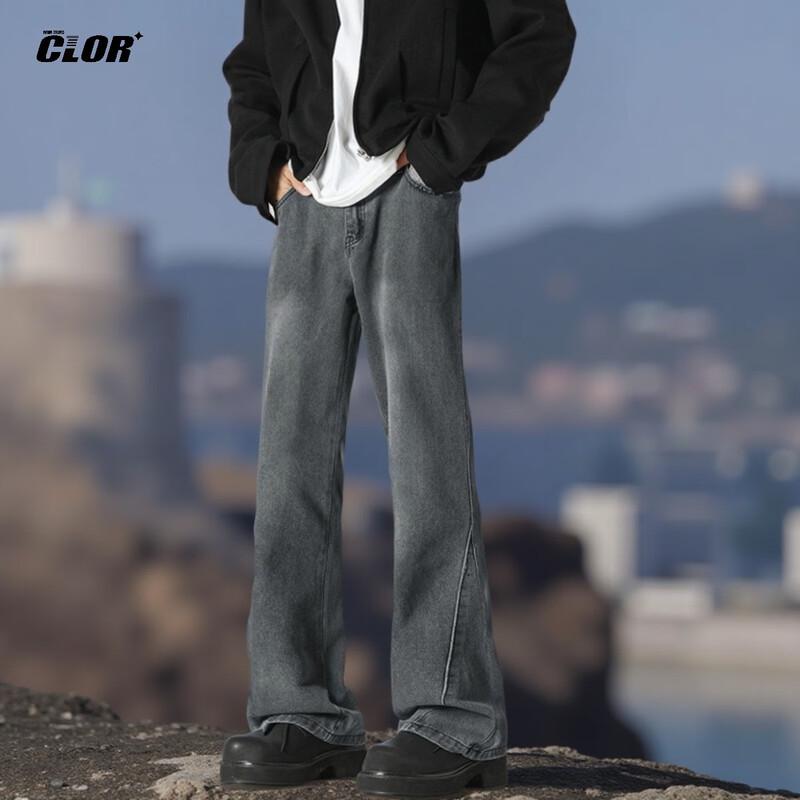 CLOR Мужские ретро джинсы клеш свободного прямого кроя XL
CLOR Мужские ретро джинсы клеш свободного прямого кроя XL