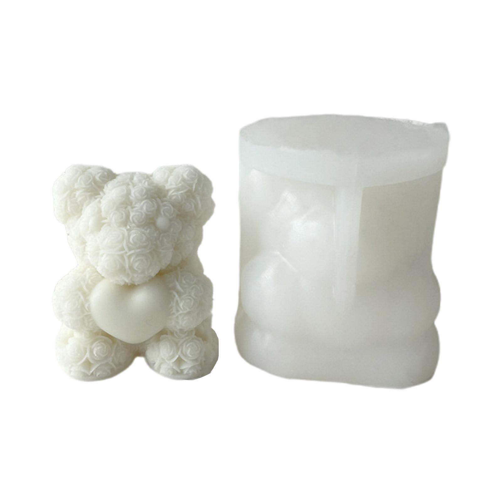Small Bear Silicone Mold Candle Mold Non-stick Easy to De-mold for Making Candle Soap Room Decoration Plaster Craft 1
Small Bear Silicone Mold Candle Mold Non-stick Easy to De-mold for Making Candle Soap Room Decoration Plaster Craft 1