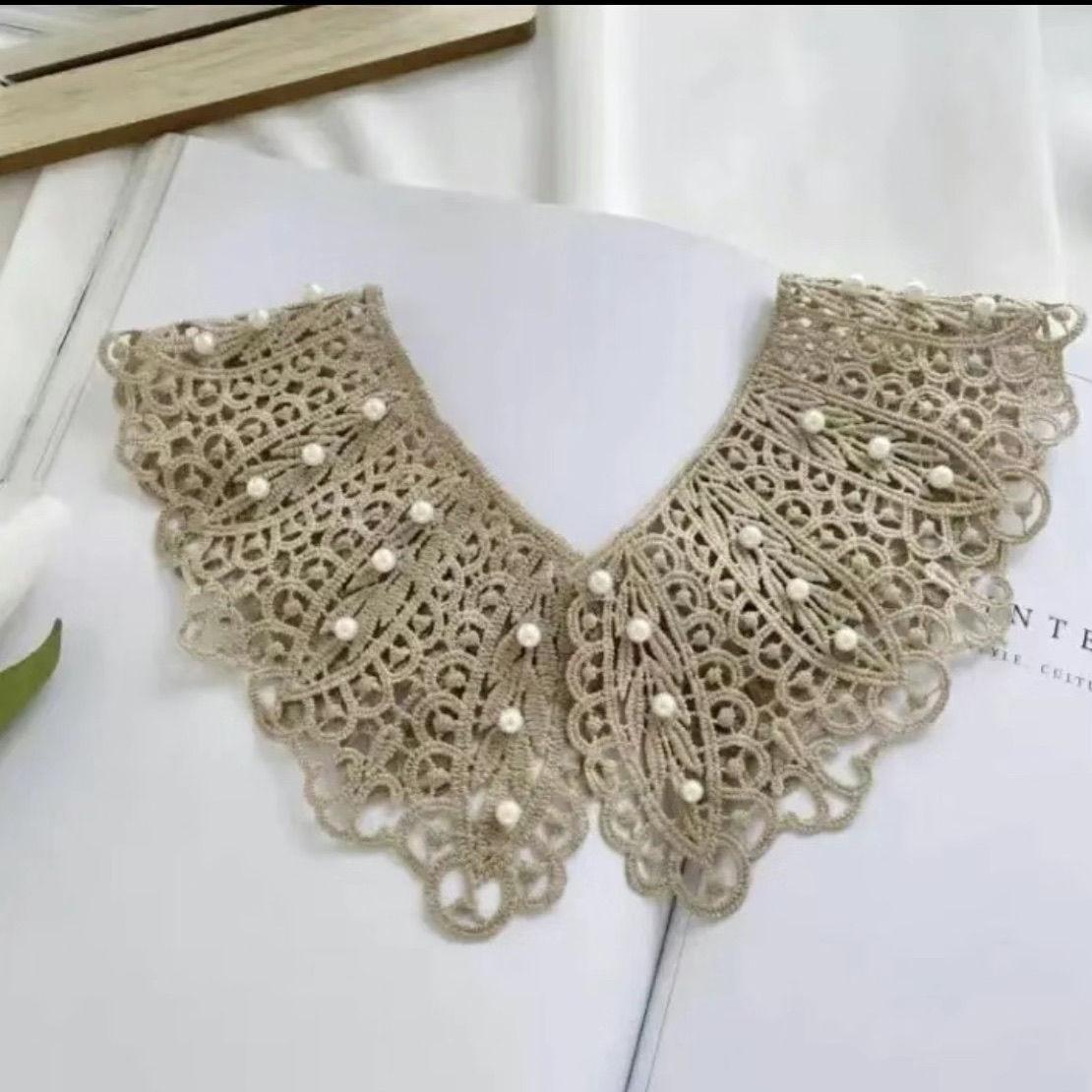 Новый кружевной воротник-стойка с бисером Fang - Хлопково-шелковая шаль в корейском стиле для защиты от солнца летом
Новый кружевной воротник-стойка с бисером Fang - Хлопково-шелковая шаль в корейском стиле для защиты от солнца летом