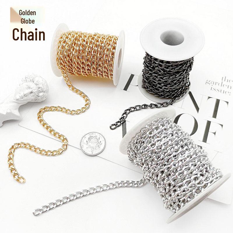 Handmade Cross-Border DIY Necklace with Semi-Finished Metal and Aluminum Luggage Chain
Handmade Cross-Border DIY Necklace with Semi-Finished Metal and Aluminum Luggage Chain