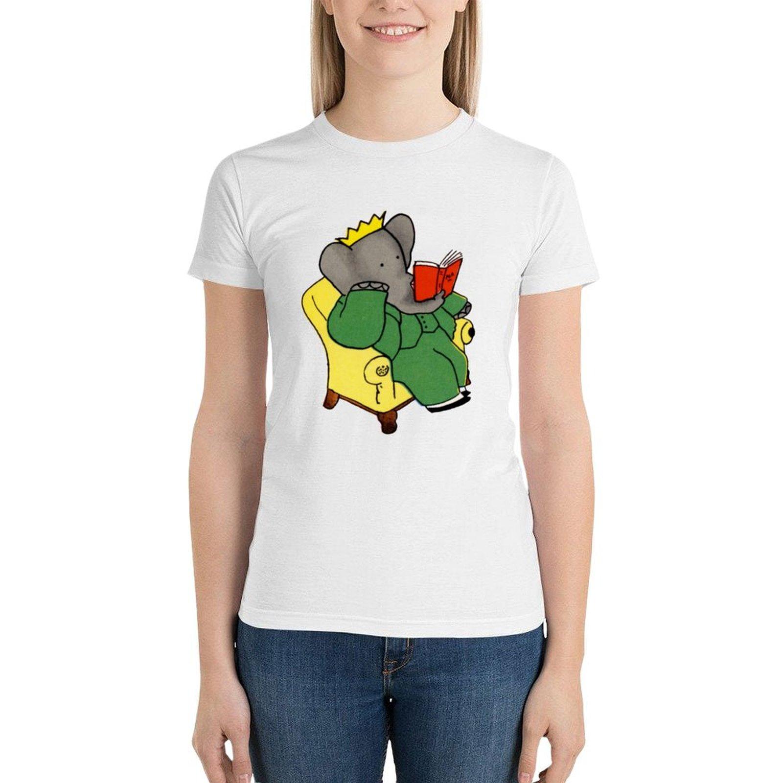 Babar In A Chair T-Shirt Жіночий одяг Kawaii Clothes Cute Clothes Summer Clothes for Women M білий
Babar In A Chair T-Shirt Жіночий одяг Kawaii Clothes Cute Clothes Summer Clothes for Women M білий