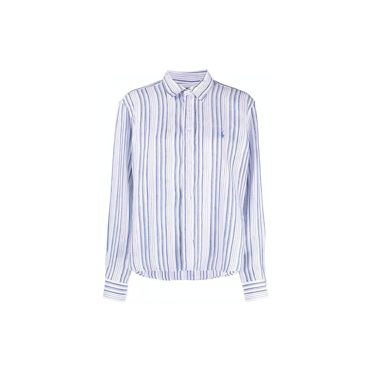 Polo Ralph Lauren Striped Polo Collar Long Sleeve Shirt Women shirts Blue 211838922-003 S
Polo Ralph Lauren Striped Polo Collar Long Sleeve Shirt Women shirts Blue 211838922-003 S