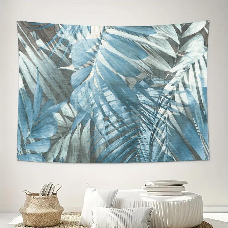 Blue Tropical Palm Leaves Wall Tapestry Machine Washable All Season Decor Art Print Nature Botanical Design Home Easy to clean 74x94cm(29x37in)
Blue Tropical Palm Leaves Wall Tapestry Machine Washable All Season Decor Art Print Nature Botanical Design Home Easy to clean 74x94cm(29x37in)