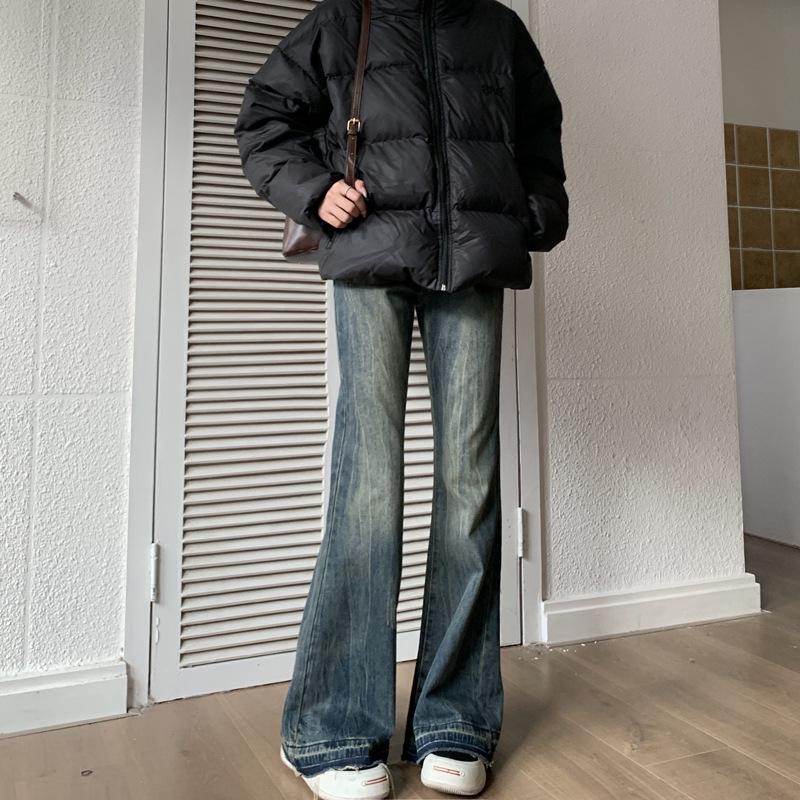 Женские джинсы клеш с высокой посадкой больших размеров - Весна/Осень M
Женские джинсы клеш с высокой посадкой больших размеров - Весна/Осень M