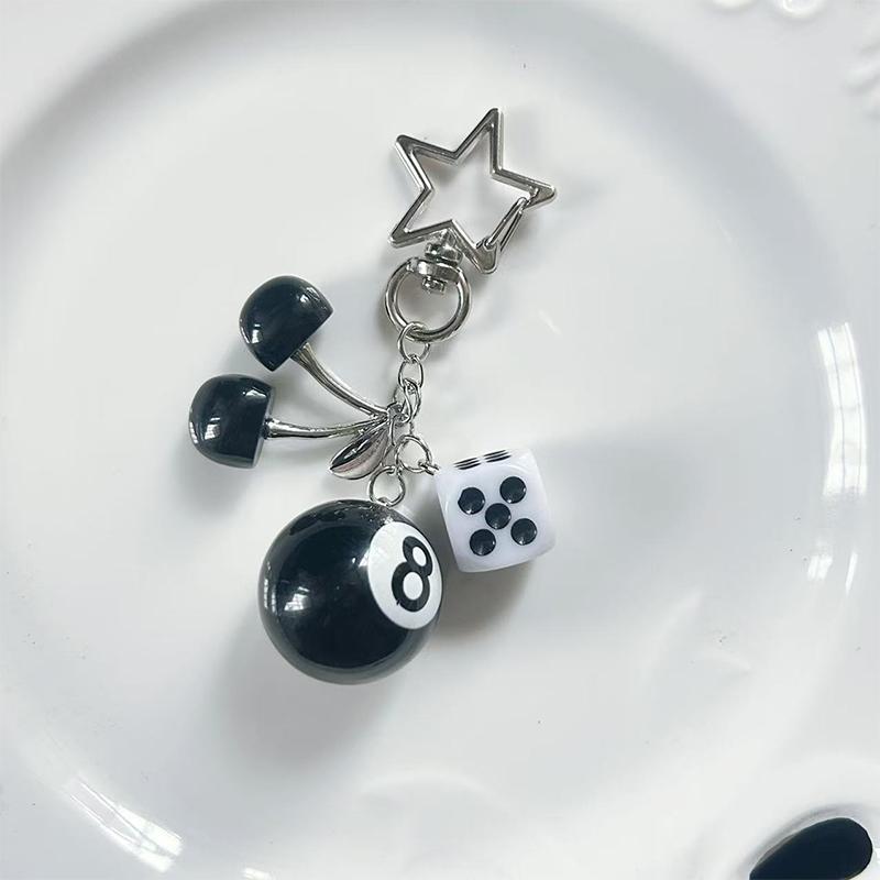 8 Ball Fruit Cherry Star Keychain Phone Accessories Y2K Handmade Creative 8 Ball Cherry Keychain Accessories красный
8 Ball Fruit Cherry Star Keychain Phone Accessories Y2K Handmade Creative 8 Ball Cherry Keychain Accessories красный