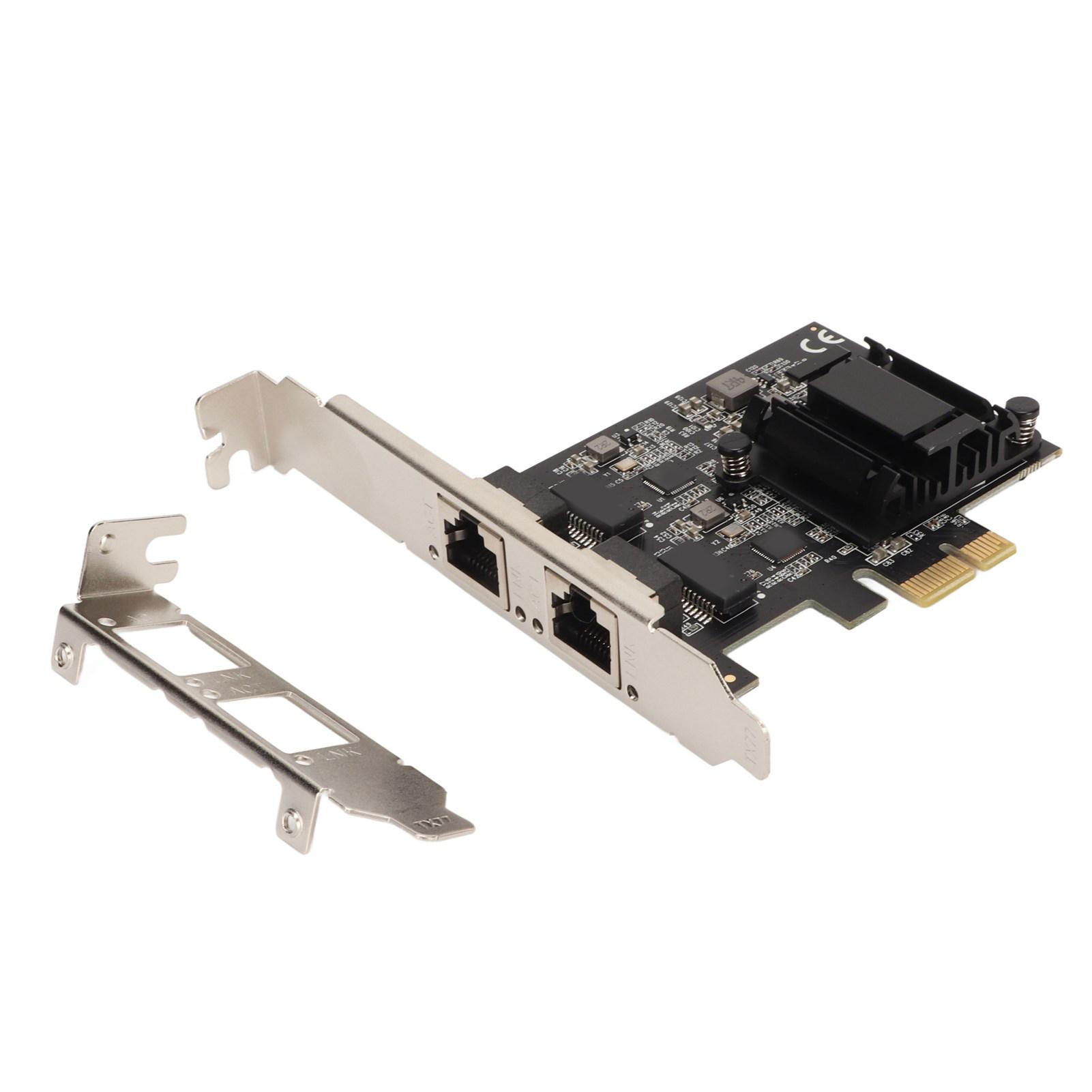 PCIe Network Card Dual Port RTL8125BG Chip 2500 1000 100Mbps 2.5GBase T PCIe Internet Adapter for
PCIe Network Card Dual Port RTL8125BG Chip 2500 1000 100Mbps 2.5GBase T PCIe Internet Adapter for