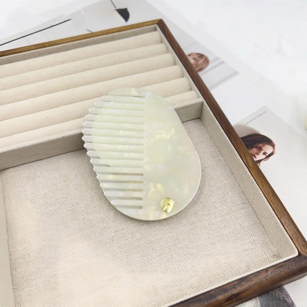 Простое ацетатное косметическое зеркало Мини многофункциональное зеркало-расческа Утолщенная антистатическая расческа для волос Дорожная