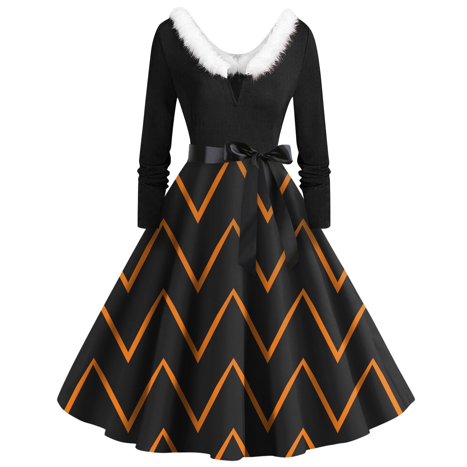 Жіночі повсякденні модні волохаті сукні з довгими рукавами на Хеллоуїн з V-подібним вирізом L
Жіночі повсякденні модні волохаті сукні з довгими рукавами на Хеллоуїн з V-подібним вирізом L