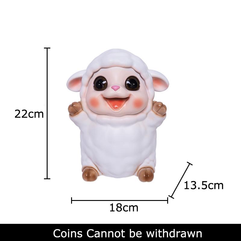 Cute Little Lamb Child Savings Jar Creative Piggy Bank Desk Decoration Ornaments Animal Resin Sculpture Room Aesthetic Decor
Cute Little Lamb Child Savings Jar Creative Piggy Bank Desk Decoration Ornaments Animal Resin Sculpture Room Aesthetic Decor