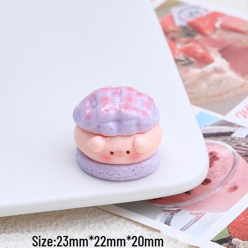 Объемные украшения из смолы ручной работы: Мультяшная свинья и булочка с ананасом
Объемные украшения из смолы ручной работы: Мультяшная свинья и булочка с ананасом