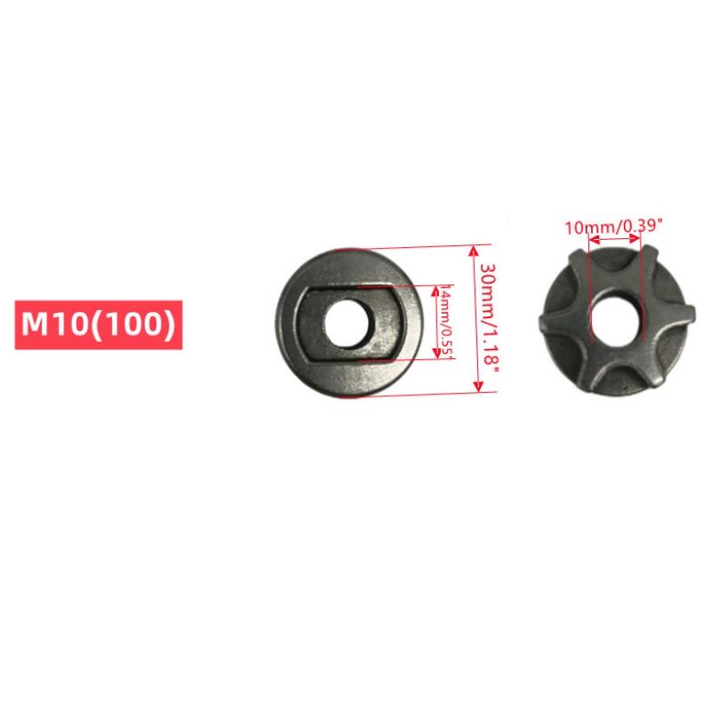 Replacement M10/M14/M16 Chainsaw Gear 100 115 125 150 180 Angle Grinder Gear sawing sprocket chain wheel for Chainsaw Bracket
Replacement M10/M14/M16 Chainsaw Gear 100 115 125 150 180 Angle Grinder Gear sawing sprocket chain wheel for Chainsaw Bracket