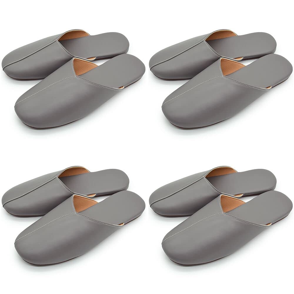 YAKIDA Office Set of Plus Size Leather PU Room Luxury Indoor Water Portable for Business and Guest All Season Gray of Slippers, 4, Slippers, Leather,
YAKIDA Office Set of Plus Size Leather PU Room Luxury Indoor Water Portable for Business and Guest All Season Gray of Slippers, 4, Slippers, Leather,