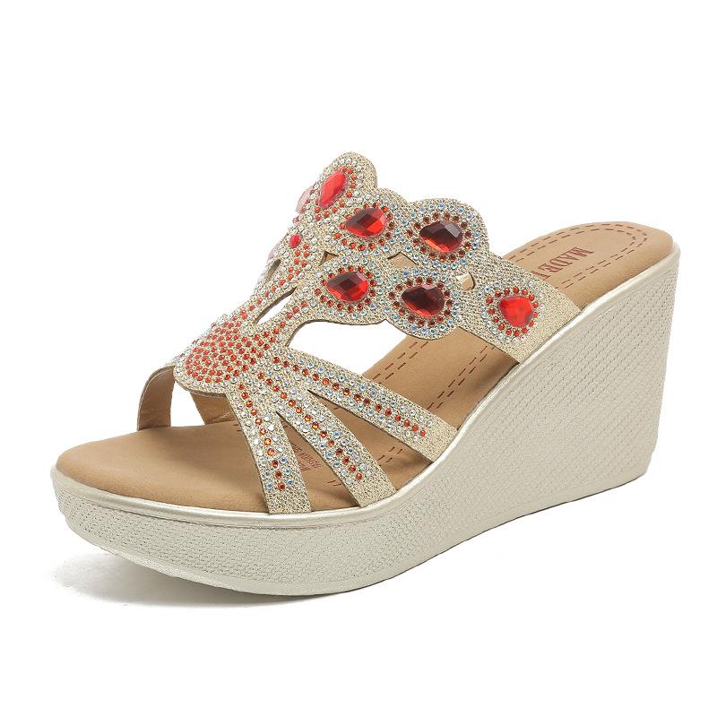 Mom slope heel cool slippers women s 2025 spring and summer new Roman style open-toed rhinestone muffin bottom high-heeled slippers 35 красный
Mom slope heel cool slippers women s 2025 spring and summer new Roman style open-toed rhinestone muffin bottom high-heeled slippers 35 красный