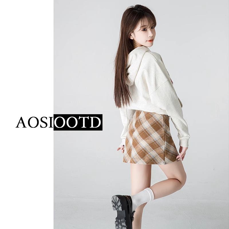 Элегантная красная клетчатая шерстяная миди-юбка - Женская с высокой талией, универсальная А-силуэта для осени/зимы XL
Элегантная красная клетчатая шерстяная миди-юбка - Женская с высокой талией, универсальная А-силуэта для осени/зимы XL