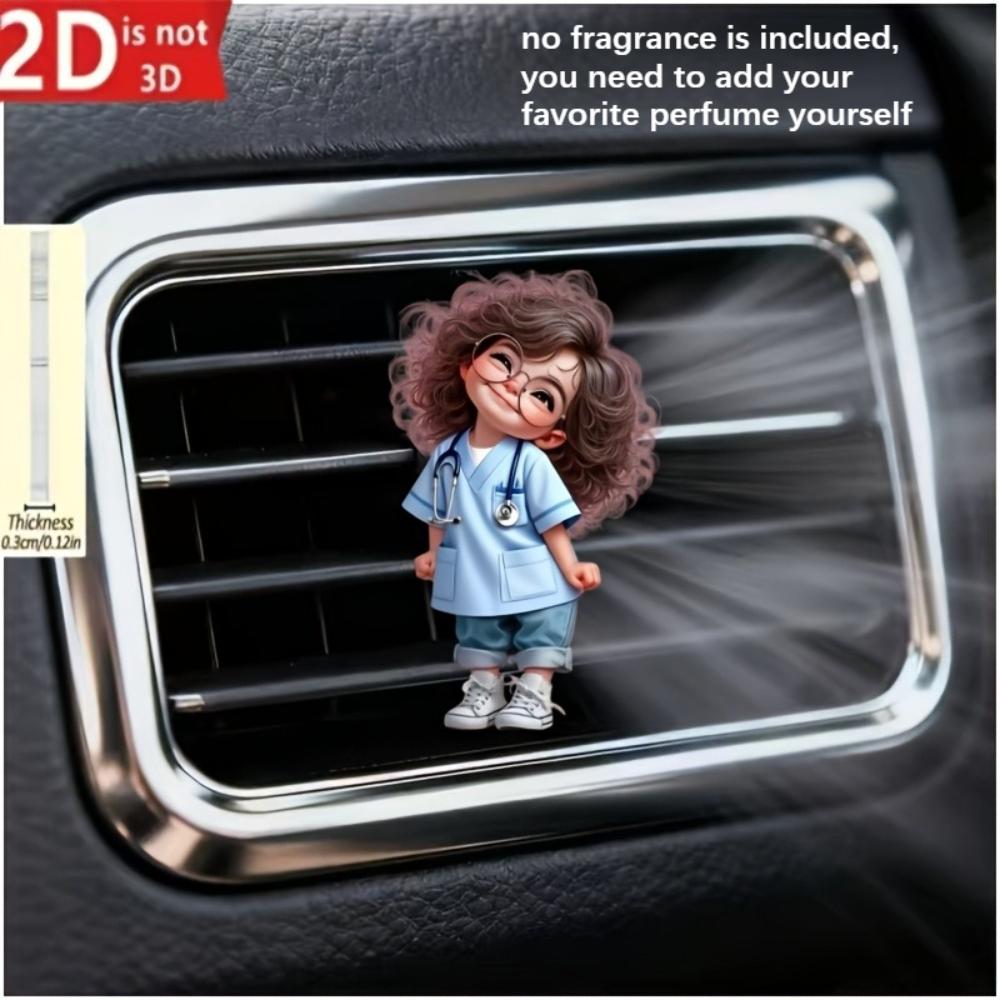 2D flat cute child car vent clip decorative diffuser (fragrance not included), car interior decoration, aromatherapy clip, ideal for holiday gifts 6CM
2D flat cute child car vent clip decorative diffuser (fragrance not included), car interior decoration, aromatherapy clip, ideal for holiday gifts 6CM