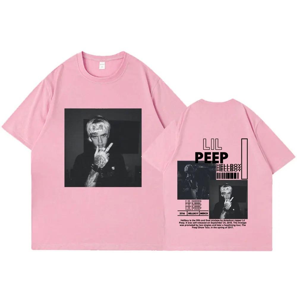 Репер Lil Peep Нова Модна Естетика Футболки Hellboy Crybaby Хіп-Хоп Графічні Топи Чоловічий Жіночий Одяг Оверсайз Бавовняні Сорочки S
Репер Lil Peep Нова Модна Естетика Футболки Hellboy Crybaby Хіп-Хоп Графічні Топи Чоловічий Жіночий Одяг Оверсайз Бавовняні Сорочки S