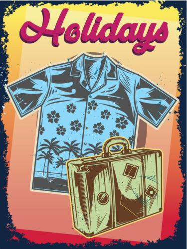 Metal plaque vintage retro style Holidays Shirt Luggage Classic tin door signAluminum 20x30cm(7.8x11.8inch)
Metal plaque vintage retro style Holidays Shirt Luggage Classic tin door signAluminum 20x30cm(7.8x11.8inch)