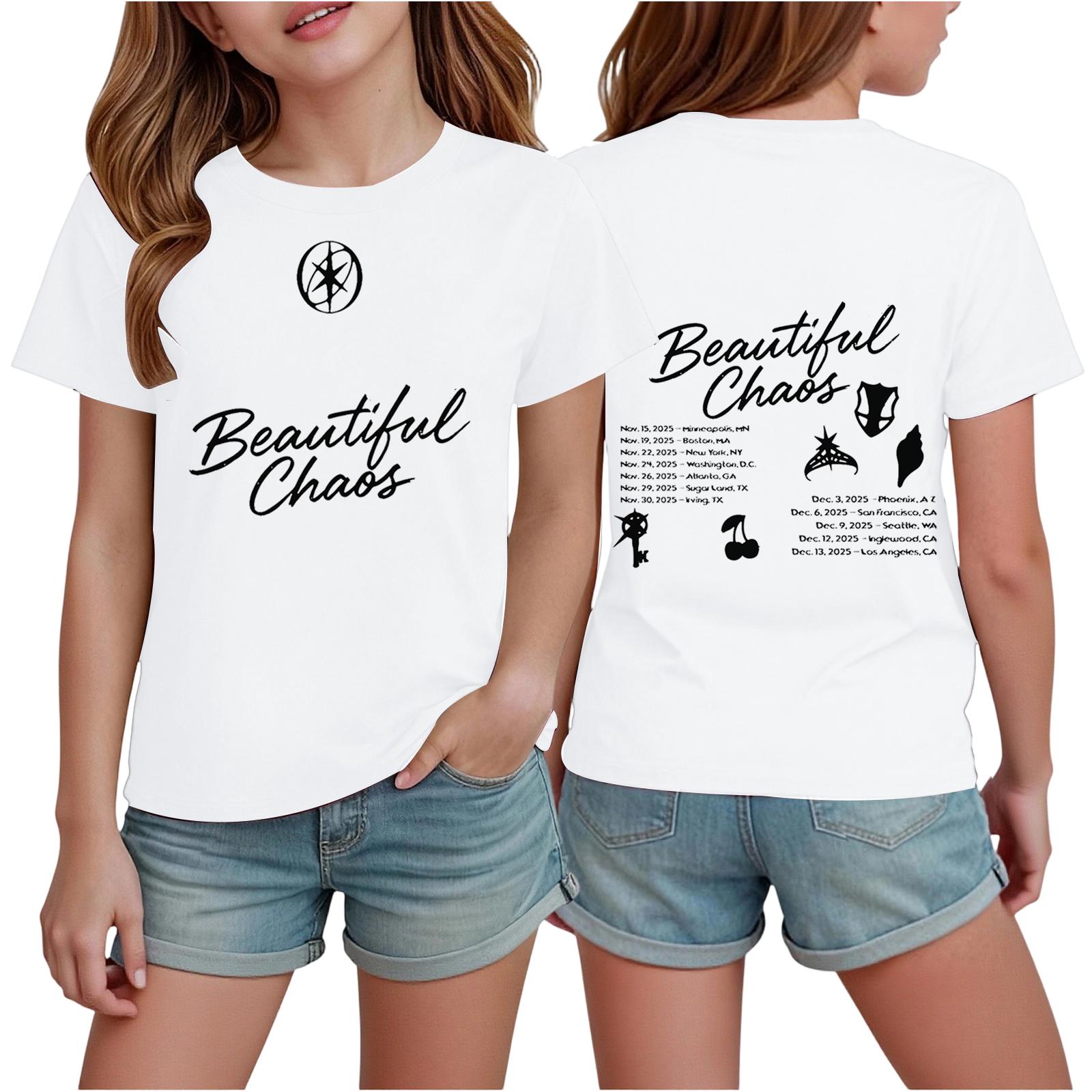Kids Short Sleeve T Shirt Casual Fashion Graphic Print Crew Neck Lightweight Comfortable Summer Top for Boys and Girls 140 белый
Kids Short Sleeve T Shirt Casual Fashion Graphic Print Crew Neck Lightweight Comfortable Summer Top for Boys and Girls 140 белый