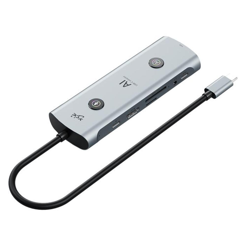 YCE V261C 13 In 1 Type C Hub Multifunction AI Expansion Dock with USB 3.0 HD VGA SD TF RJ45 Port As Shown A
YCE V261C 13 In 1 Type C Hub Multifunction AI Expansion Dock with USB 3.0 HD VGA SD TF RJ45 Port As Shown A