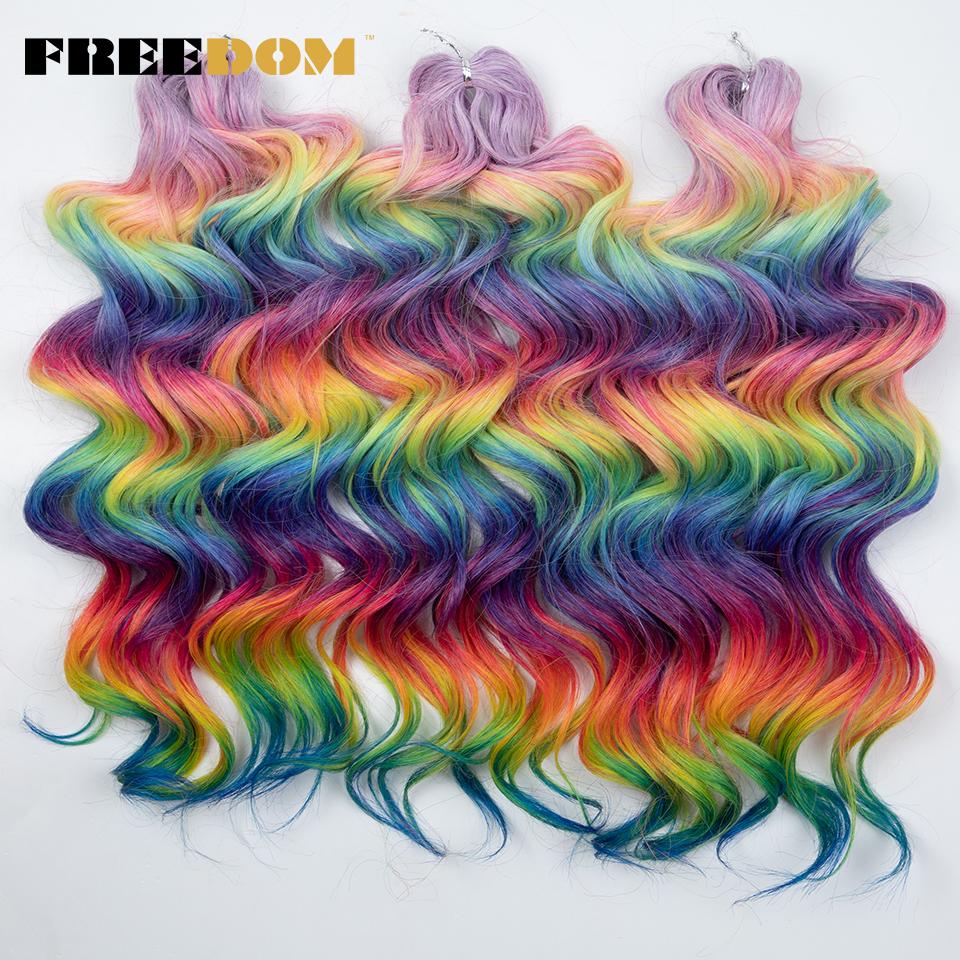 FREEDOM Synthetic Deep Wavy Crochet Twist Hair 24inch/60cm 300g/pack Crochet Braids Ombre Ginger Brown Braiding Hair Extensions (as the picture,24inches-60cm)
FREEDOM Synthetic Deep Wavy Crochet Twist Hair 24inch/60cm 300g/pack Crochet Braids Ombre Ginger Brown Braiding Hair Extensions (as the picture,24inches-60cm)