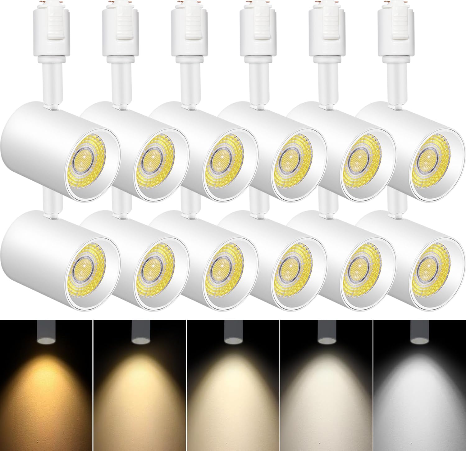 TuyuBEE 5-Color Adjustable Track Lights, 10W Integrated LED Lighting (85W Equivalent), Bright Track Lights, High Color Rendering CRI90+, 2700K-6000K,
TuyuBEE 5-Color Adjustable Track Lights, 10W Integrated LED Lighting (85W Equivalent), Bright Track Lights, High Color Rendering CRI90+, 2700K-6000K,