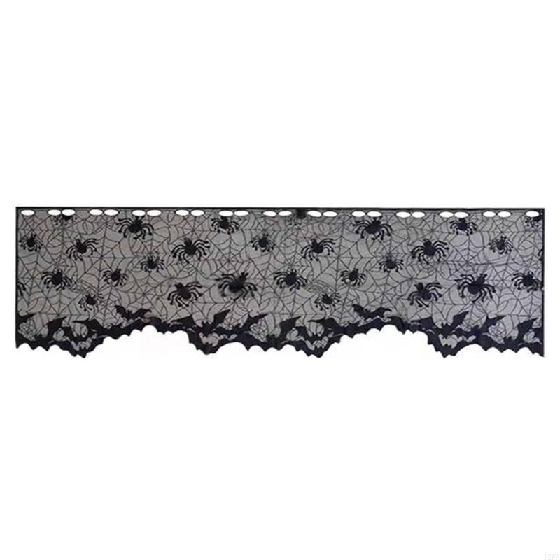Privacy Lace Curtain Panel For Indoor Window Lamp Shade Theme Party 50x150cm чорний
Privacy Lace Curtain Panel For Indoor Window Lamp Shade Theme Party 50x150cm чорний