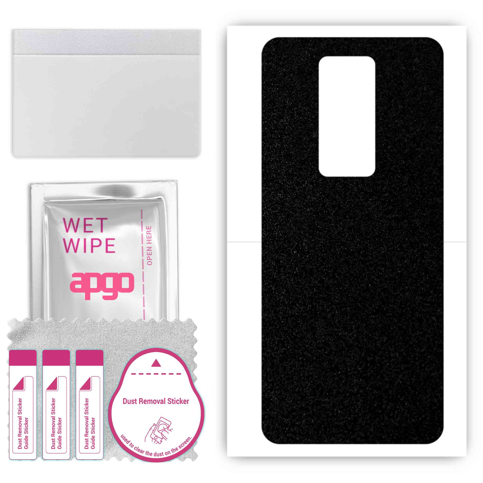 apgo Protective Skin Sticker for the back compatible with Tecno Phantom X, Wrap Film, Foil, Vinyl - Pattern Matte Black
apgo Protective Skin Sticker for the back compatible with Tecno Phantom X, Wrap Film, Foil, Vinyl - Pattern Matte Black