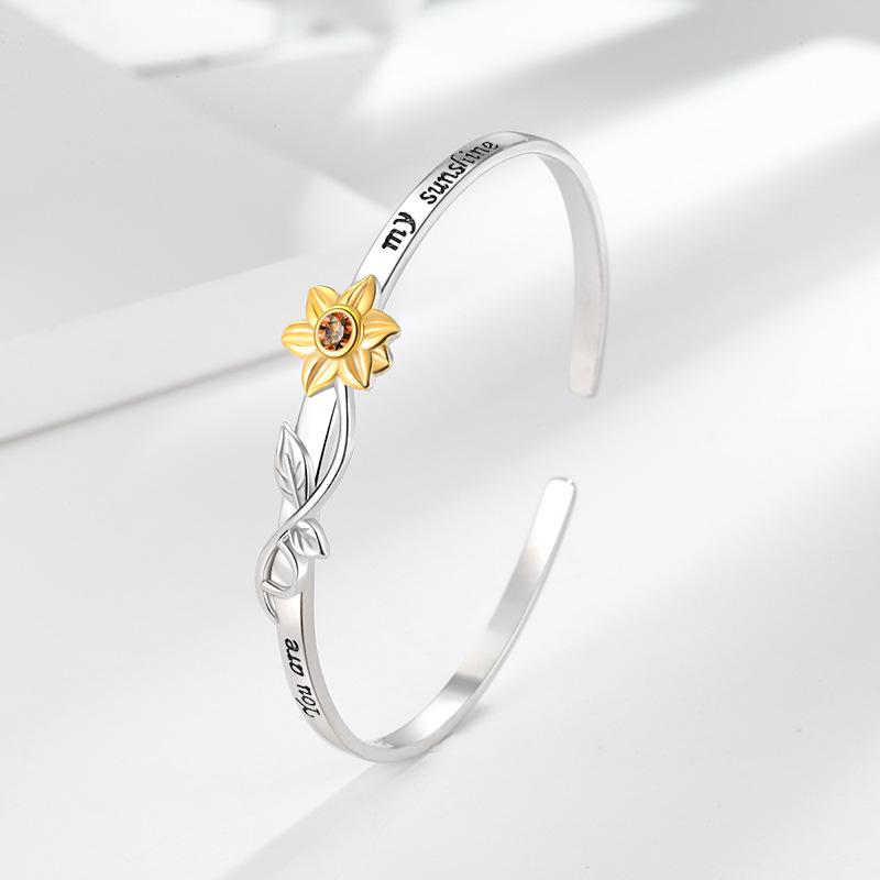You Are My Sunshine Подсолнухи браслеты для женщин хрустальные цветы медный открытый браслет Love s Friends подарок на день рождения ювелирные изделия
You Are My Sunshine Подсолнухи браслеты для женщин хрустальные цветы медный открытый браслет Love s Friends подарок на день рождения ювелирные изделия
