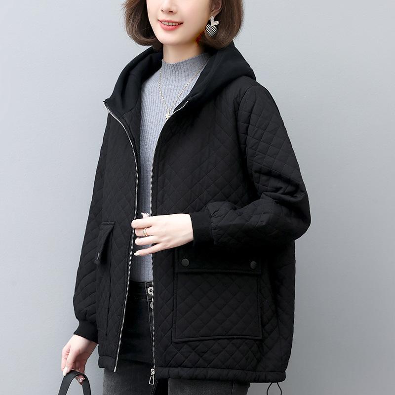 Women s Black Hooded Cotton-Padded Jacket: New 2024 Winter Style, Thick, Casual, Loose-Fit Outerwear. XL (130-145 lbs recommended) кофейный
Women s Black Hooded Cotton-Padded Jacket: New 2024 Winter Style, Thick, Casual, Loose-Fit Outerwear. XL (130-145 lbs recommended) кофейный