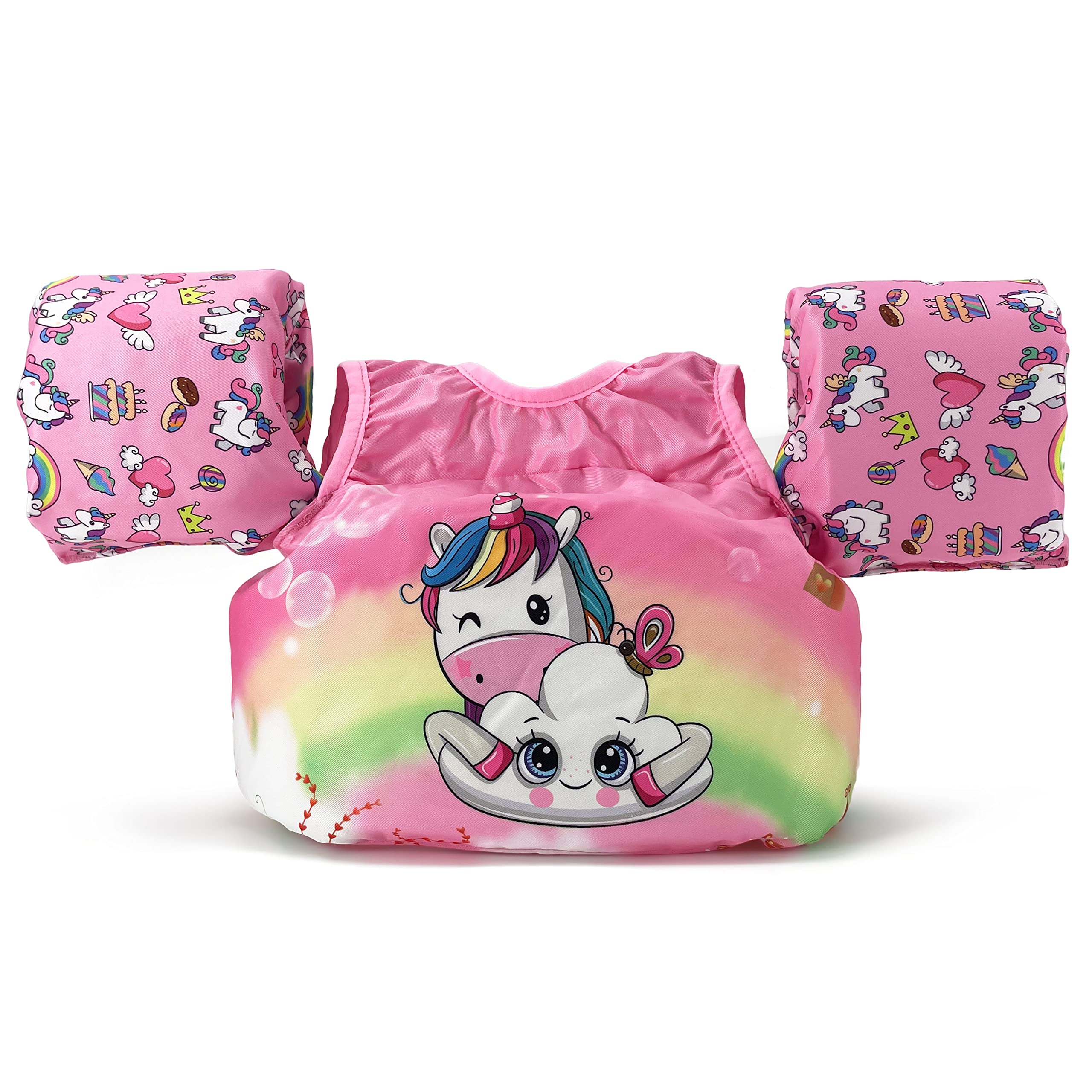 Kids Swim Vest Buoyancy Arm Band Arm Float Swimming Practice Vest X-sports (Unicorn)
Kids Swim Vest Buoyancy Arm Band Arm Float Swimming Practice Vest X-sports (Unicorn)