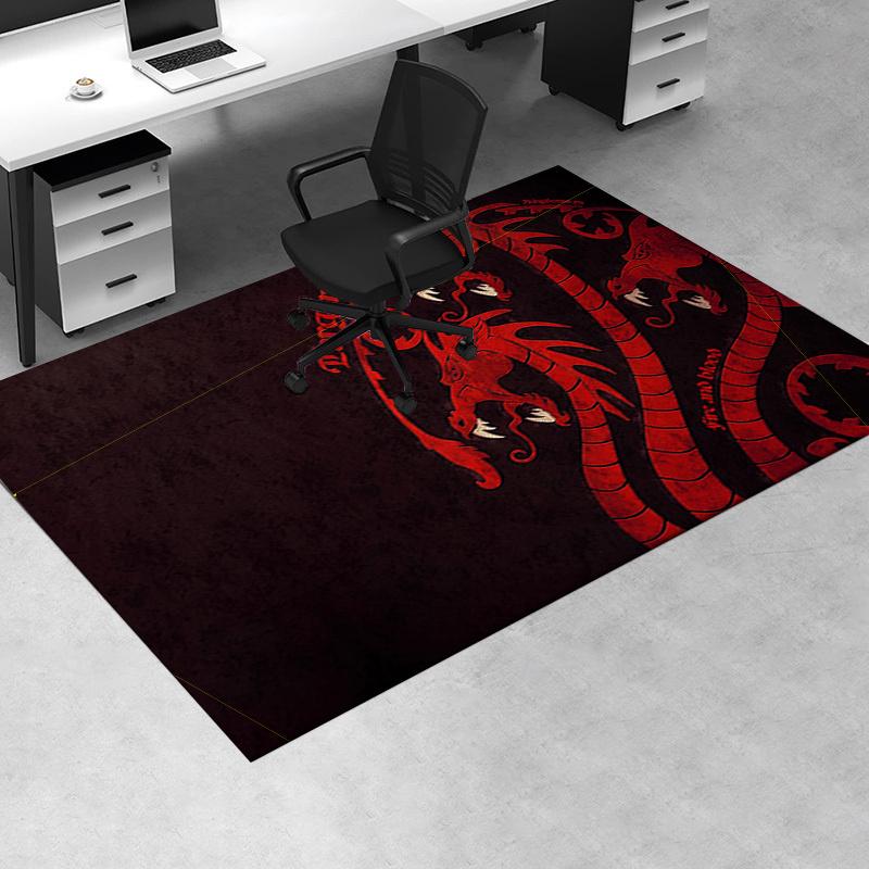 Fire and Blood: Targaryen Dragon Crest Wall Art Office Mat Home Decor Office Desk Chair Rugs Chair Carpet for office Chair Mat Gift For Hall 60cm by 90cm
Fire and Blood: Targaryen Dragon Crest Wall Art Office Mat Home Decor Office Desk Chair Rugs Chair Carpet for office Chair Mat Gift For Hall 60cm by 90cm